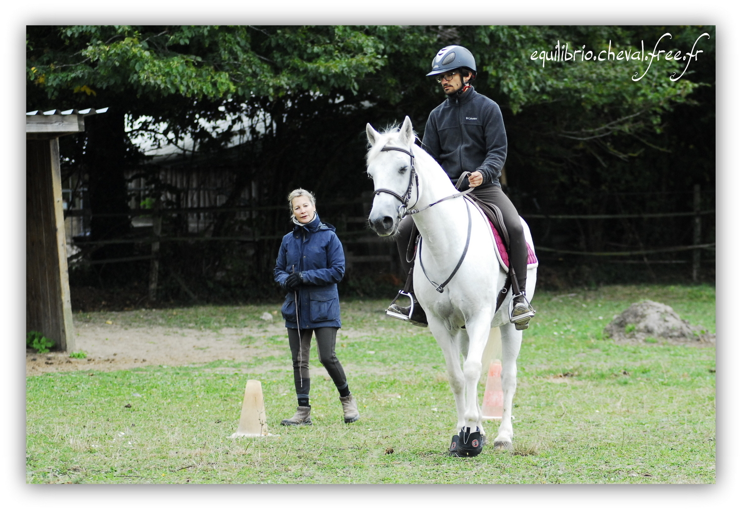 Equilibrio - septembre 2019- Stage barres au sol, cavalettis, obstacle avec Tammy weal - LAGILE DU FEYDEL, Connemara et Jules